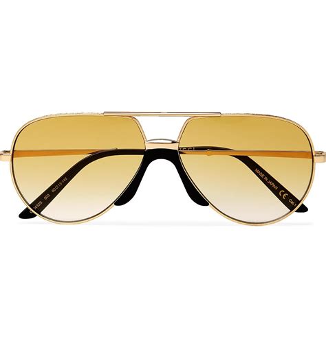 gucci sunglasses mens gold|Gucci men sunglasses gold frame.